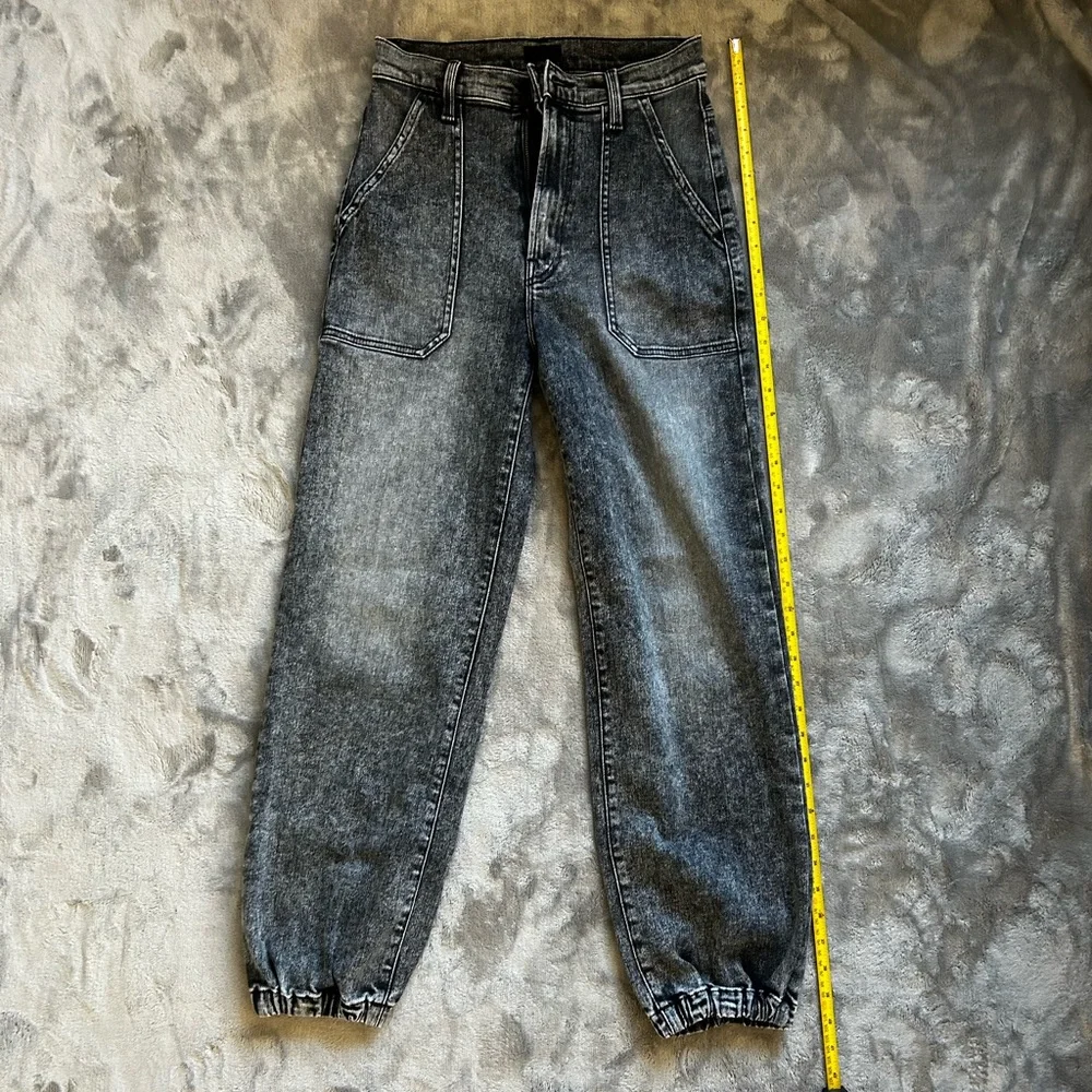 MOTHER The Wrapper Patch Springy Ankle in Train Stops - Picture 10 of 11